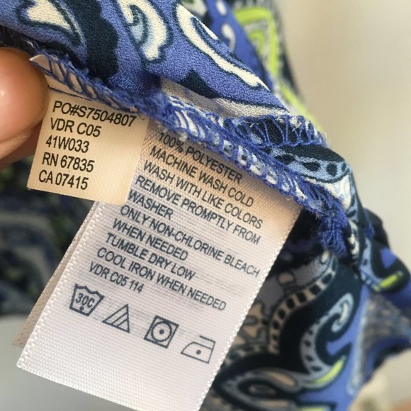 Nautica Boho Style Print Tunic with Neon Trim - Picture 10 of 12